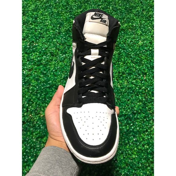 Air Jordan Retro 1 Og High Black/White 2014 Size 11M No Box 555088-010 - Picture 6 of 11